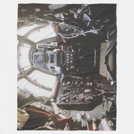 B-52 SCHWANZ GUNNER FLEECEDECKE (Vorderseite)