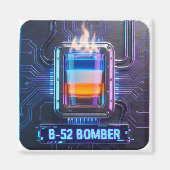 B-52 Shot Cyberpunk Bar Magnet (Vorne)
