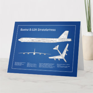 B-52 Stratofestress - Flugzeugkonzepte ABD Dankeskarte