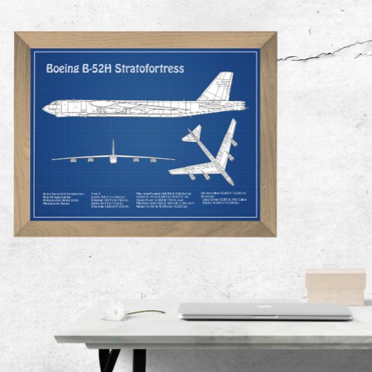 B-52 Stratofestress - Flugzeugkonzepte ABD Fotodruck