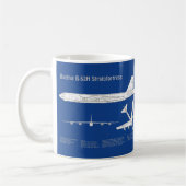 B-52 Stratofestress - Flugzeugkonzepte ABD Kaffeetasse (Links)