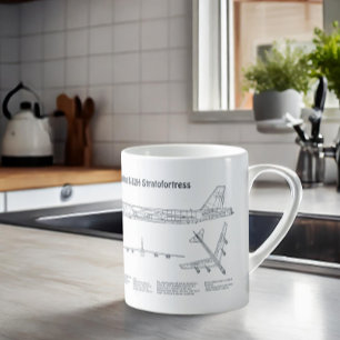 B-52 Stratofestress - Flugzeugkonzepte BD Kaffeetasse