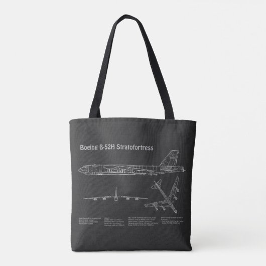 B-52 Stratofestress - Flugzeugkonzepte PD Tasche (Rückseite)