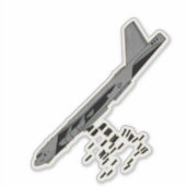 B-52, Stratofestung, Bomberflugzeuge Aufkleber (Vorderseite)