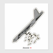 B-52, Stratofestung, Bomberflugzeuge Aufkleber (Blatt)