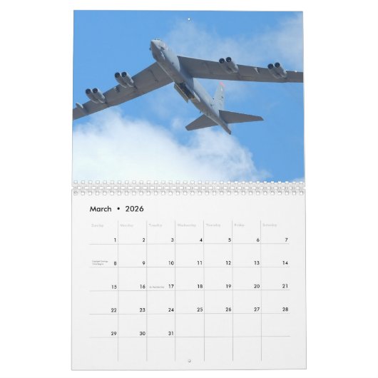 B-52 Stratofestung Kalender (Mär 2026)