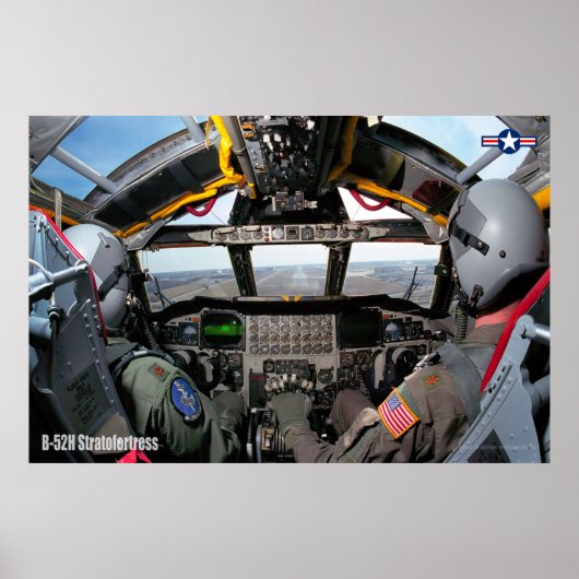 B-52H STRATOFORSTESCOCKPIT POSTER (Vorne)