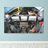 B-52H STRATOFORTRESS COCKPIT 32x48 Leinwanddruck (Insitu (Holzboden))