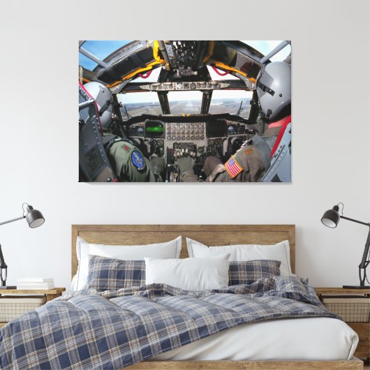 B-52H STRATOFORTRESS COCKPIT 32x48 Leinwanddruck (Insitu (Schlafzimmer))