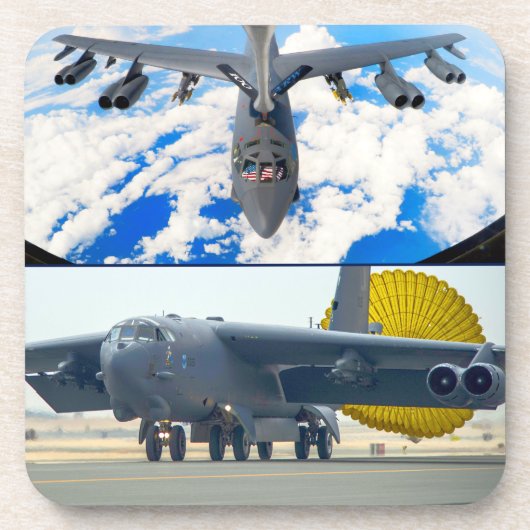 B-52H STRATOFORTSCHRIFT GETRÄNKEUNTERSETZER (Vorderseite)