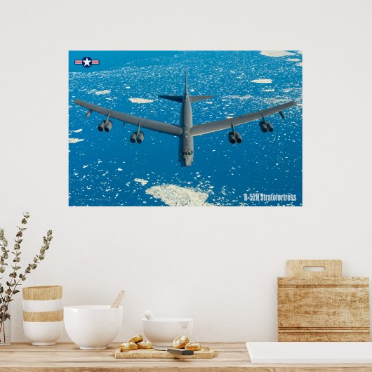 B-52H STRATOFORTSCHRIFT POSTER (Küche)