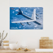 B-52H STRATOFORTSCHRIFT POSTER (Küche)