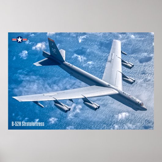 B-52H STRATOFORTSCHRIFT POSTER (Vorne)