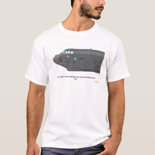 B-52H unsterbliches Soul-globaler Streik-Befehls-T T-Shirt (Vorderseite)