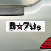 B-70s Official Sticker Autoaufkleber (Auf Auto)