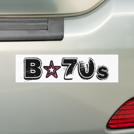 B-70s Official Sticker Autoaufkleber (Auf Auto)