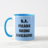 B.A. Coffee Mug Tasse (Links)