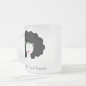 B.A.E. Mattierte Tasse (Pink & Green Edition) (Vorderseite Links)