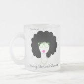 B.A.E. Mattierte Tasse (Pink & Green Edition) (Links)