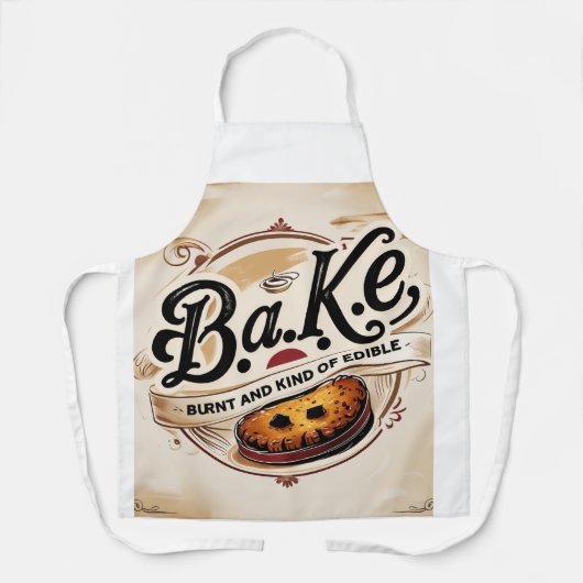 b.a.k.e Schürze lustige Menge (Vorderseite)