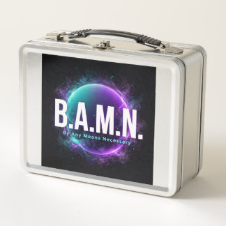 B.A.M.N. Dunkler Farbverlauf Orb Poster By Any Mea Metall Brotdose