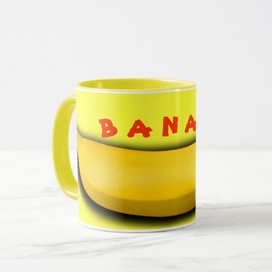 B A N A N A TASSE (Vorderseite Links)