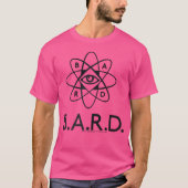 B.A.R.D. Britisches Logo für Atomforschung Zip T-Shirt (Vorderseite)