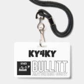 B.A.R.S KY4KY Club Abzeichen Ausweis (Rückseite mit Schlüsselband)