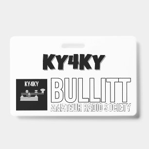 B.A.R.S KY4KY Club-Mitgliedsabzeichen Ausweis