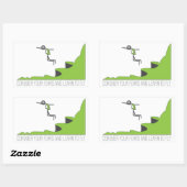 B.A.S.E. Springsticker Rechteckiger Aufkleber (Blatt)