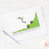 B.A.S.E. Springsticker Rechteckiger Aufkleber (Umschlag)