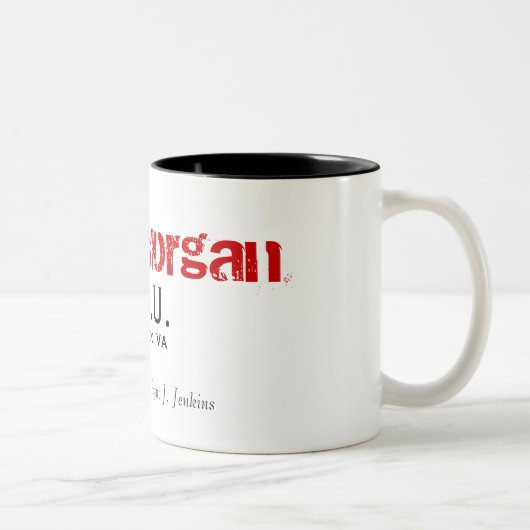 B.A.U., Quantico, VA, spezieller Zweifarbige Tasse (Rechts)