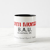 B.A.U., Quantico, VA, spezieller Zweifarbige Tasse (Mittel)