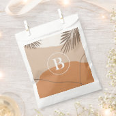 B - Abstrakte Gestaltung der Anfangsbuchstaben B Geschenktütchen (Ausgeschnitten)