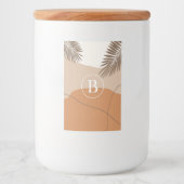 B - Abstrakte Gestaltung der Anfangsbuchstaben B Lebensmitteletikett (Vorderseite)