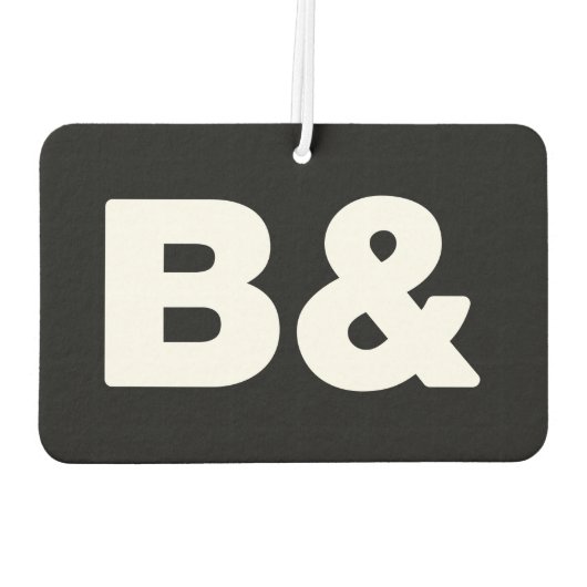 B & AIR FRESHENER AUTOLUFTERFRISCHER (Rückseite)