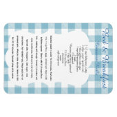 B and B Cinnamon Roll Recipe Magnet (Horizontal)