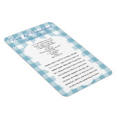 B and B Cinnamon Roll Recipe Magnet (Rechte Seite)