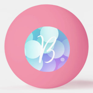 B Anfangsname Blasen Spiele Paddle Blau Lila Tischtennisball