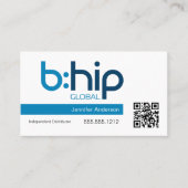 b:angesagte Visitenkarte (Vorderseite)