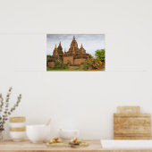 B. Asien, Myanmar (Birma), Bagan Pagan). Verschied Poster (Küche)