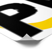 B.B.A.P. Caution Sign Poster (Ecke)