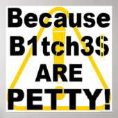 B.B.A.P. Caution Sign Poster (Vorne)