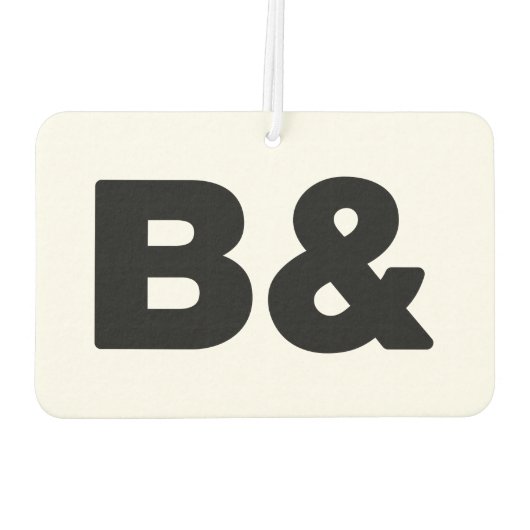 B & B AUTOLUFTERFRISCHER (Rückseite)