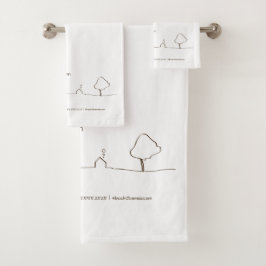 B&B Comfort Inn Badhandtuch Set