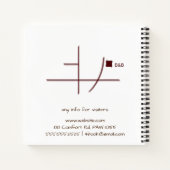 B&B Comfort Inn Gästebuch Notizblock (Rückseite)