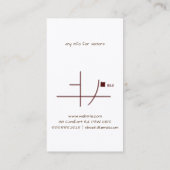 B&B Comfort Inn International Community 2020 Visitenkarte (Rückseite)