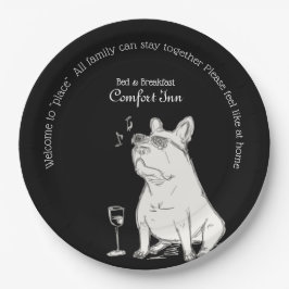 B&B Comfort Inn mit Haustieren Pappteller
