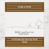 B&B Comfort Inn Pleasure Weinetikett (Einzelnes Label)