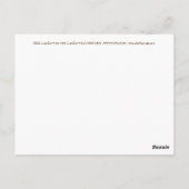 B&B Comfort Inn Postkarte (Rückseite)